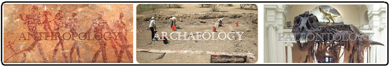 Anthropology, Archaeology, Paleontology
