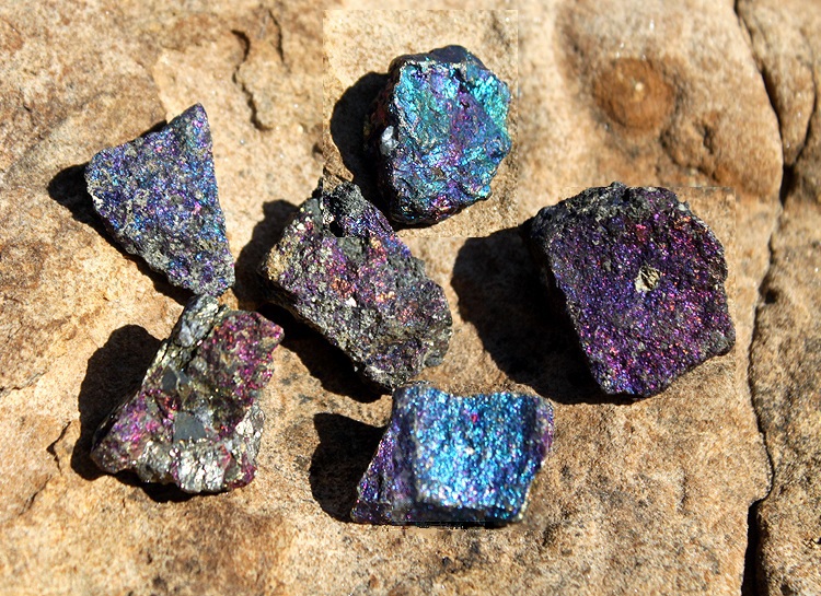 Chalcopyrite (Peacock Ore)