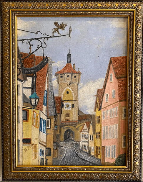 Klingentor Gate and tower in Rothenburg ob der Tauber, Germany