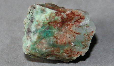 Ajoite in Quartz