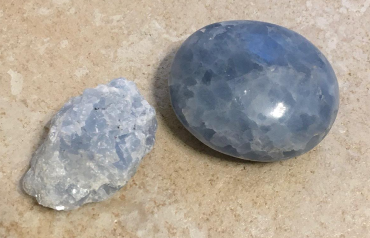 blue calcite