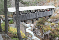 Flume Gorge Trail  at Lincoln, New Hampshire.