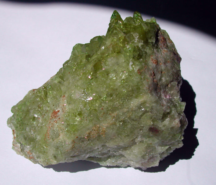 green vesuianite